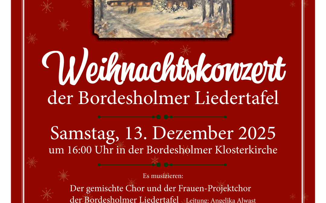 Weihnachtskonzert 13.12.2025
